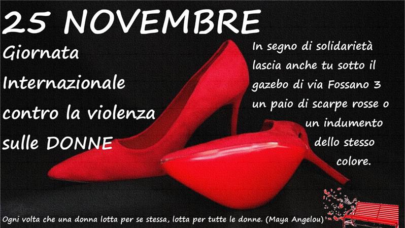 GIORNATA INTERNAZIONALE CONTRO LA VIOLENZA SULLE DONNE