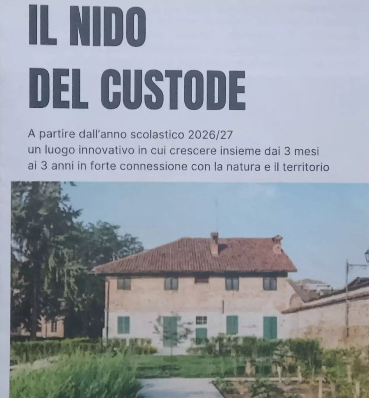 asilo nido del custode