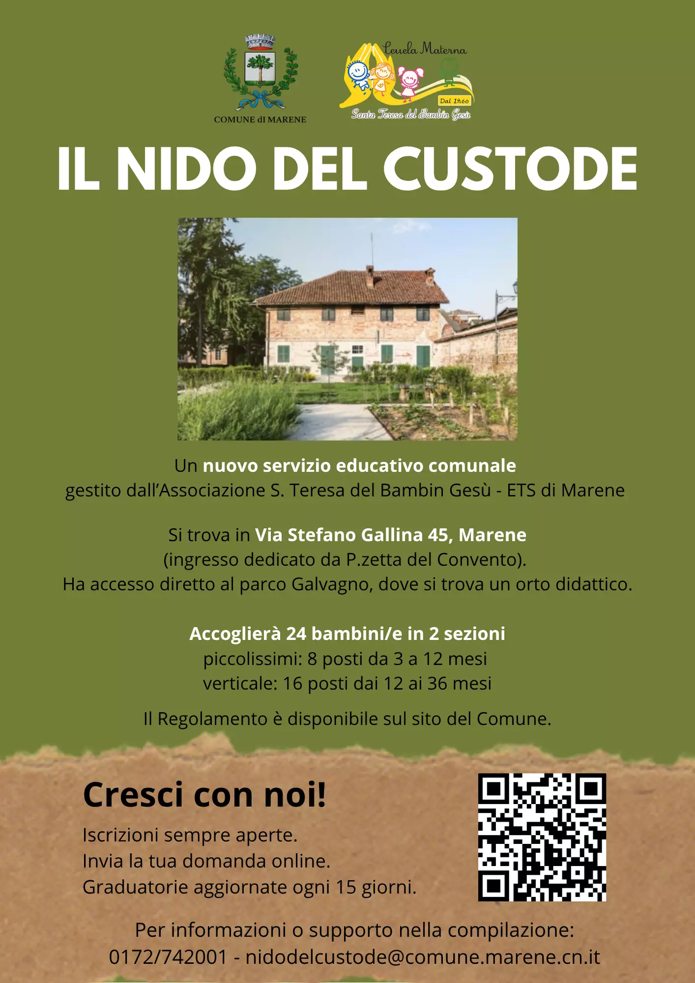 locandina iscrizioni